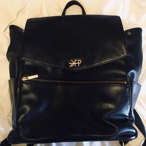 Freshly Picked | Classic Black Ebony Diaper Bag Backpack Mom’s Convertible Large